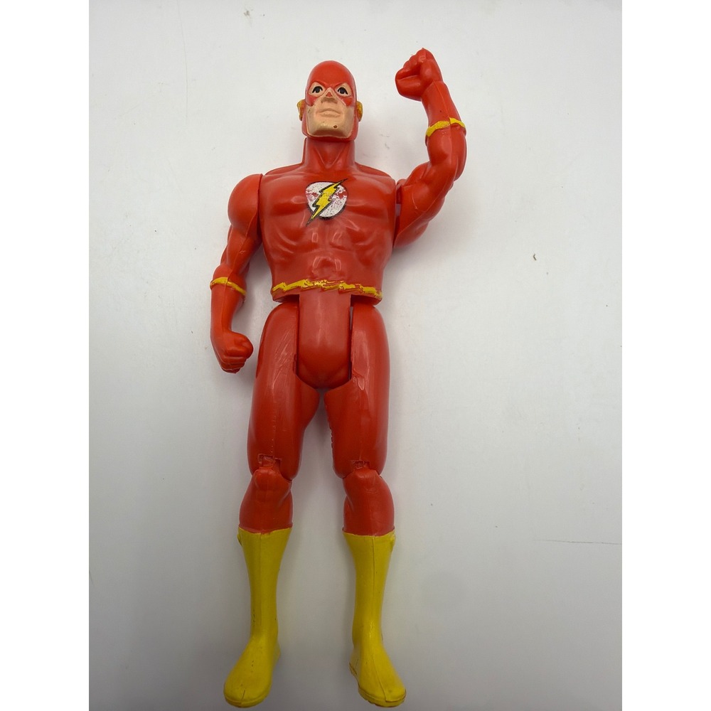 Vintage 1984 DC Comics Super Powers The Flash Action Figure Kenner Red Yellow